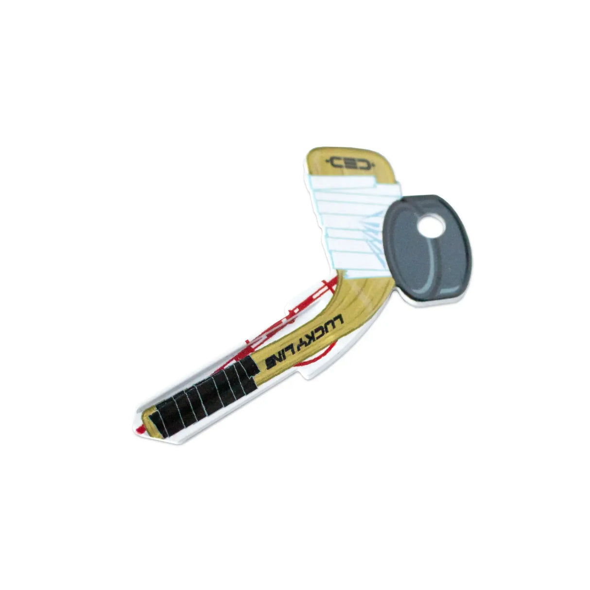 Lucky Line B130K Hockey KeyShapes Blank, Kwikset KW1/KW10