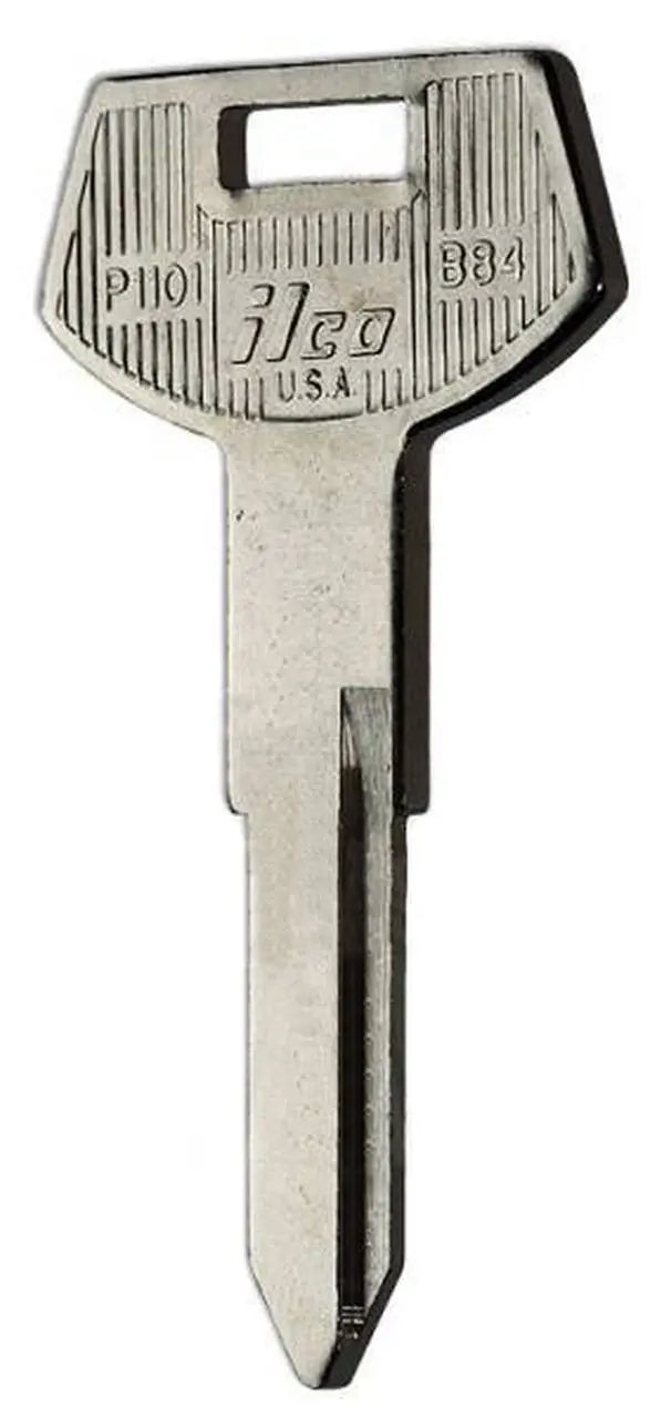 Kaba Ilco P1101 Automotive Key Blank – General Motors Double-Sided, B84, GM31