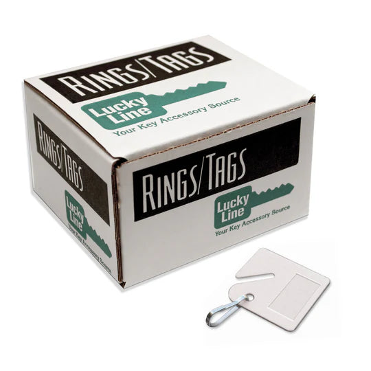 Lucky Line 2669020 Key Cabinet Tags XXXXXX - White 20 Per Pack (PLT1)