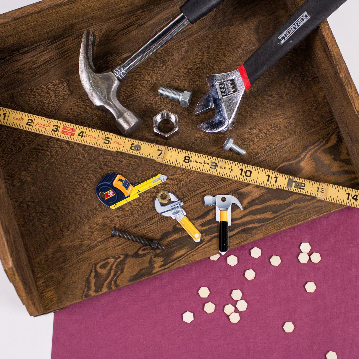 Lucky Line B122S Hammer KeyShapes Blank, Schlage SC1