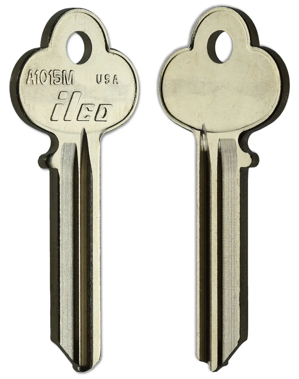 Kaba Ilco A1015M Key Blank – Lockwood M-Section, 6-Pin, Nickel Silver