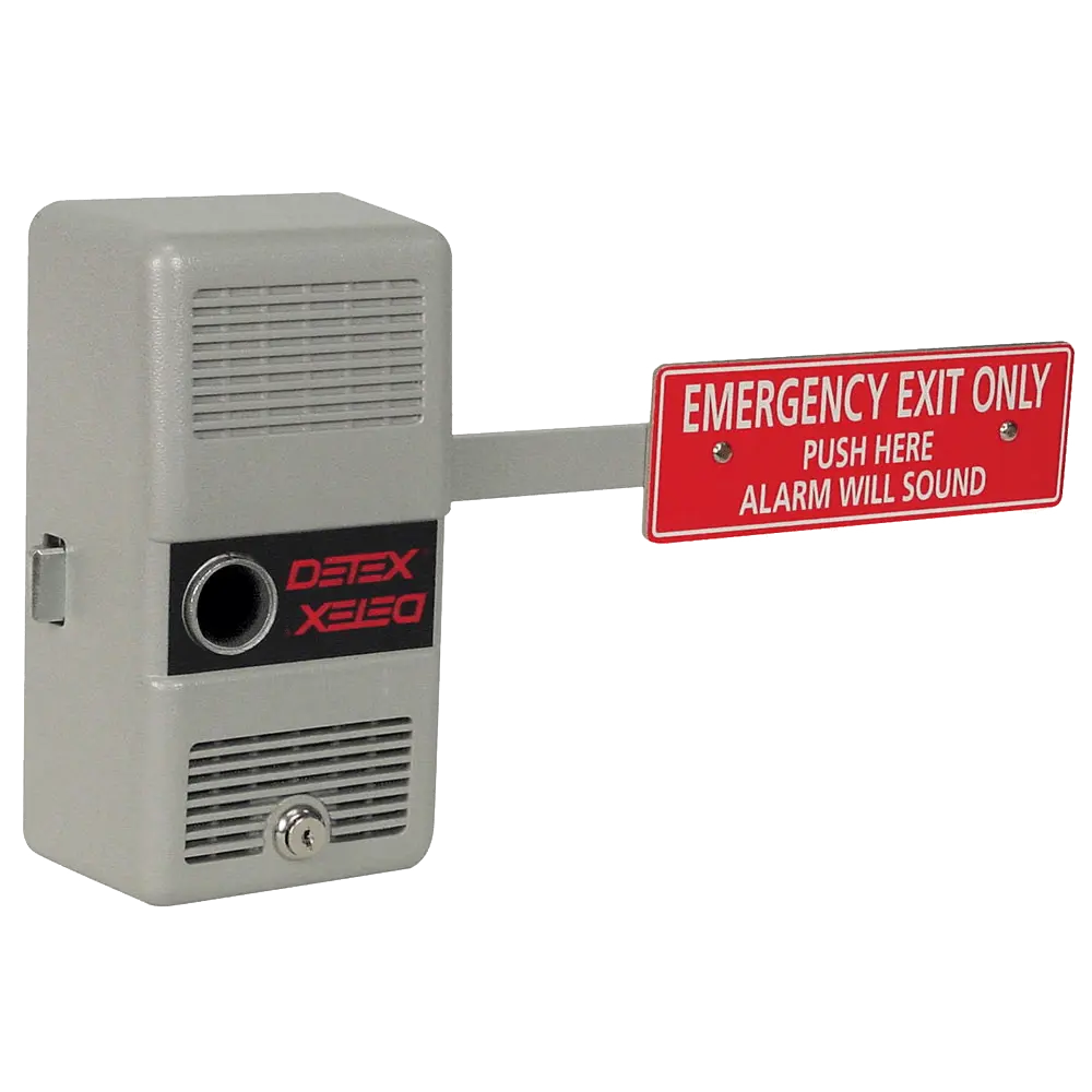 Detex ECL-230D Alarmed Exit Control Lock, Single Point, Gray