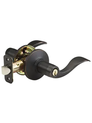 Master Lock WL0112KA4 WAVE LEVER GR3 ENTRY, AGED BRONZE - KW1