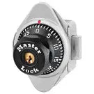 Master Lock 1671 Built-In Combination Locker Lock – Left-Hinged, Deadbolt, Plastic Dial
