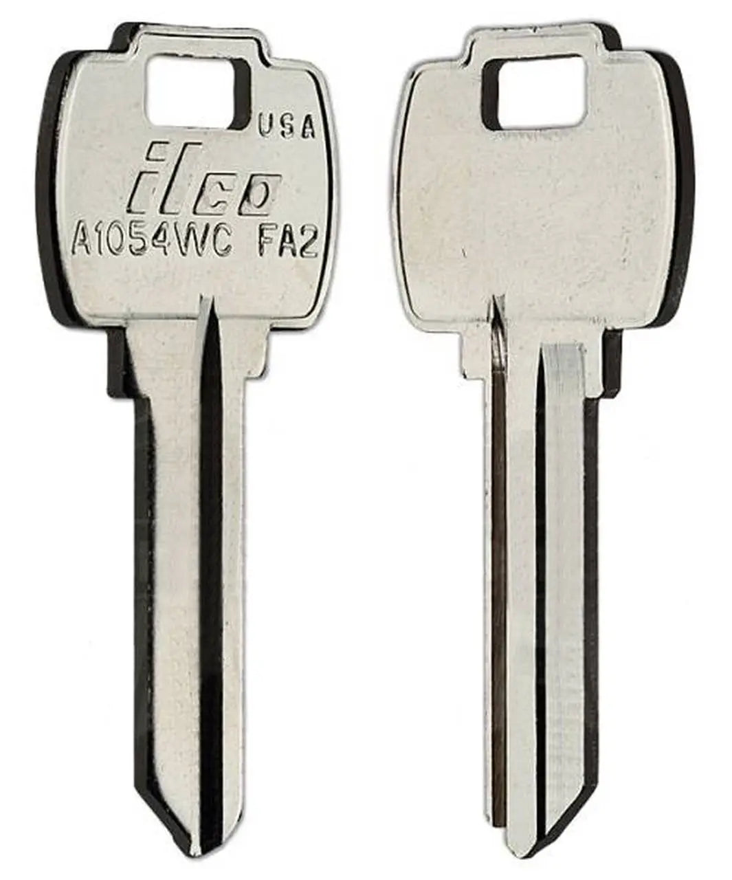 Kaba Ilco A1054WC Key Blank – FA2 / Falcon E Keyway, 6-Pin, Nickel-Plated Brass