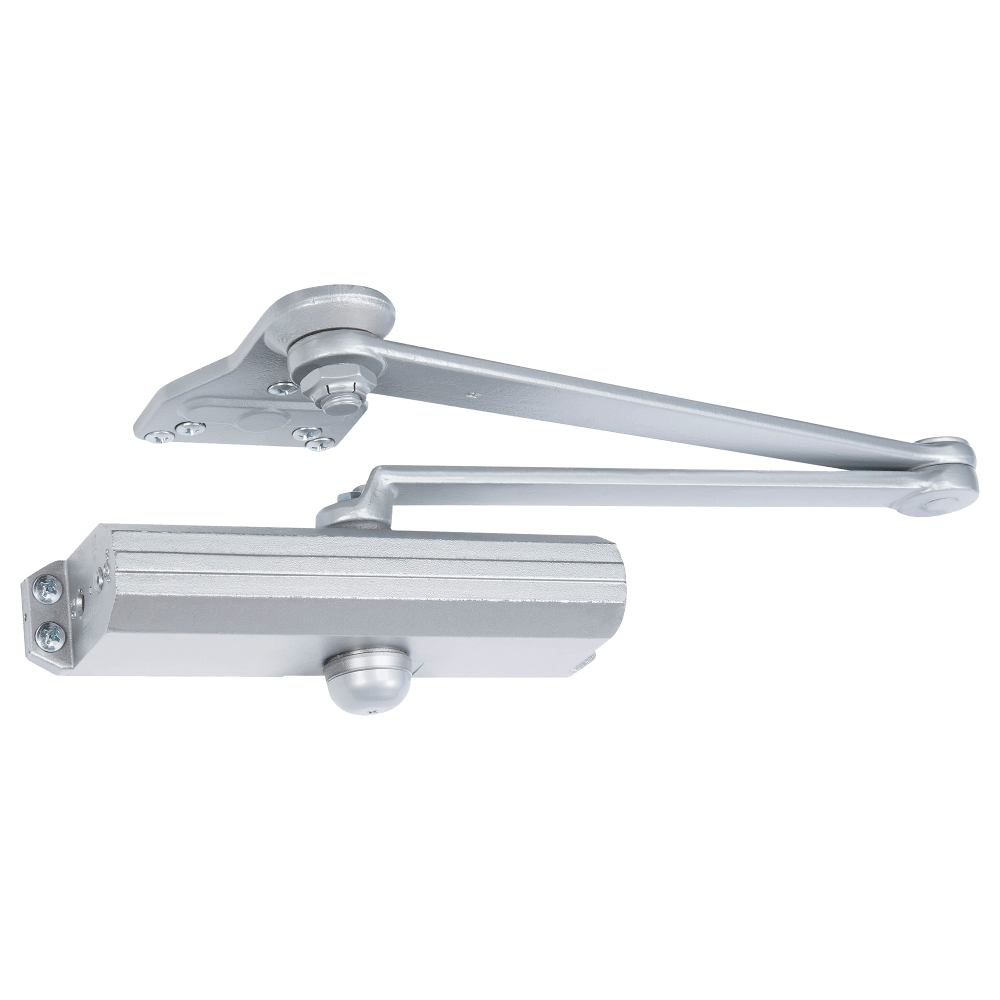 Norton PR1601H RH 689 Grade 1 Parallel Arm Rigid Surface Closer, Push Side, Friction Hold, 85 to 180 Deg. Swing, Adjustable Size 1-6, Aluminum Painted Finish, Right-Handed
