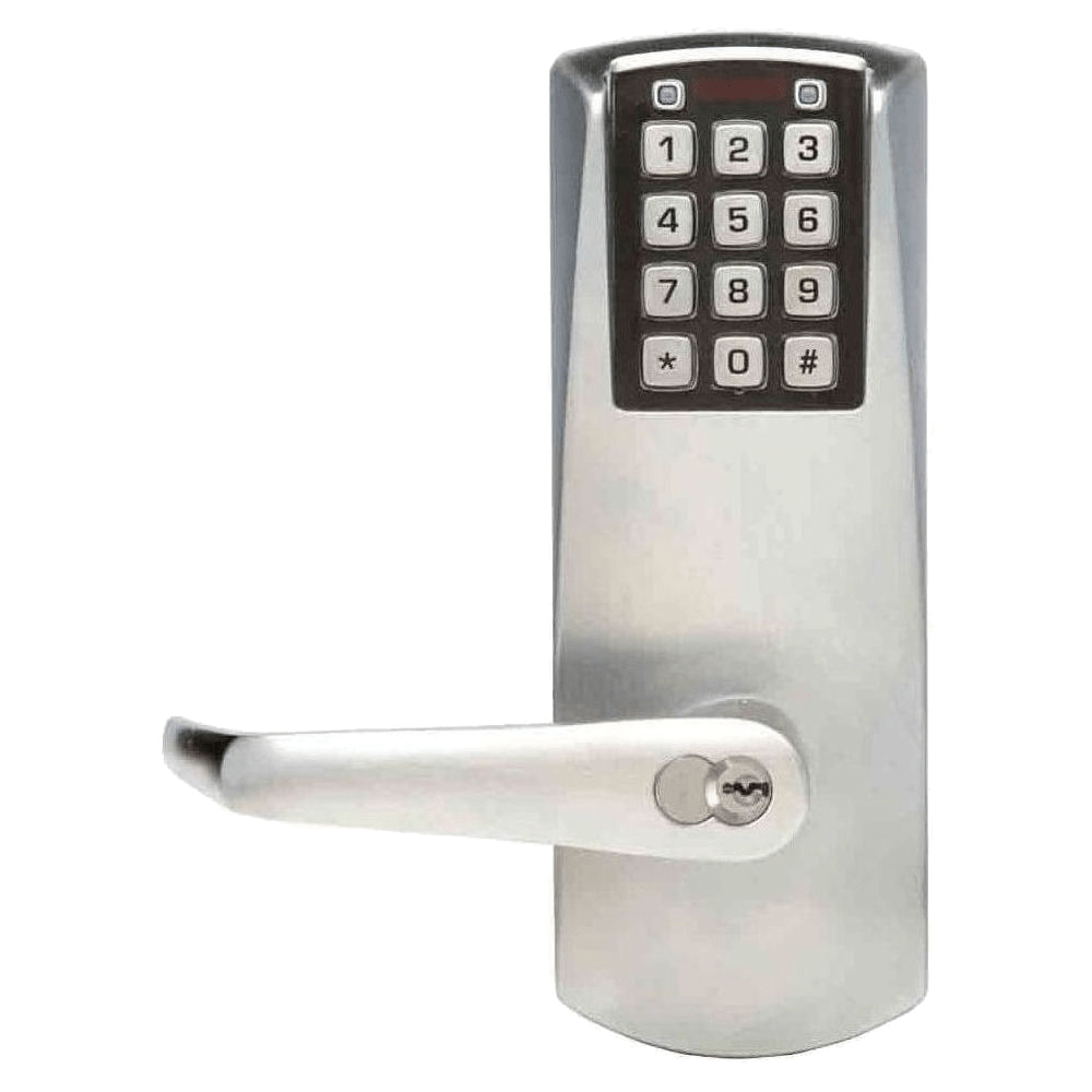 DormaKaba P2067BLL-626-41 PowerPlex Mortise Lock, With Deadbolt, 6/7-Pin SFIC Prep, Less Core, Satin Chrome