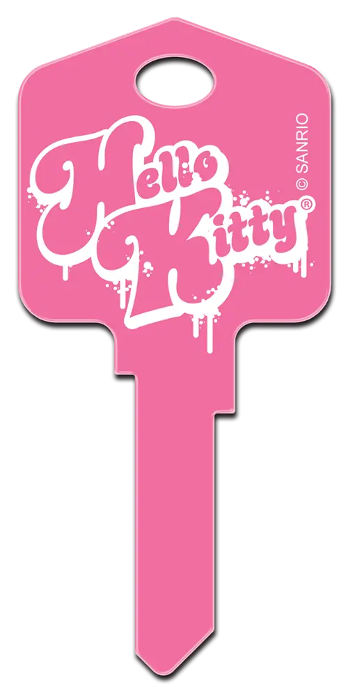SC1-SR7 Hello Kitty Keys Schlage Paint
