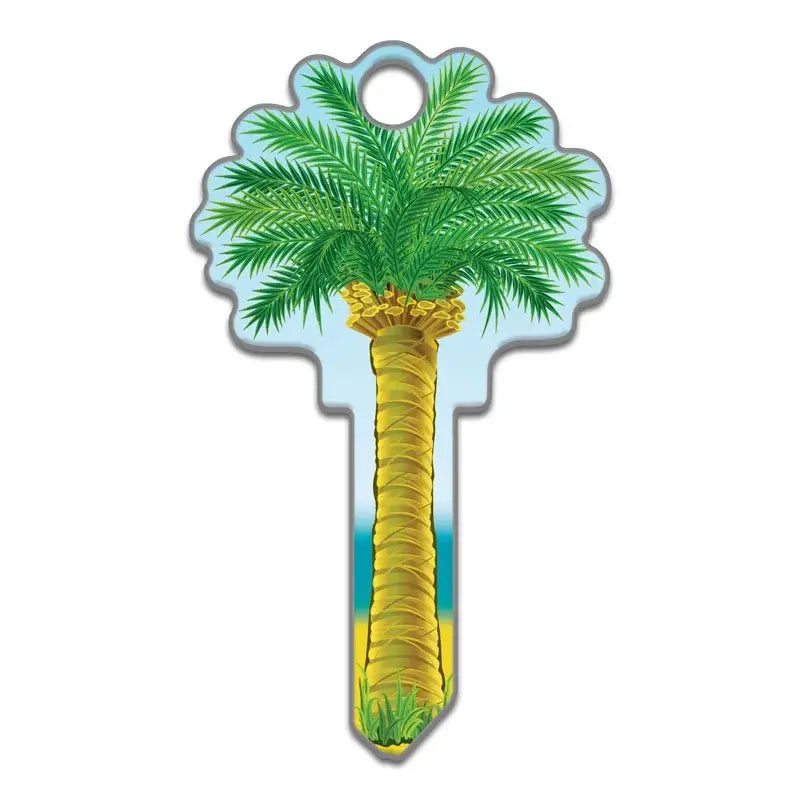Lucky Line B112S Palm Tree KeyShapes Blank, Schlage SC1