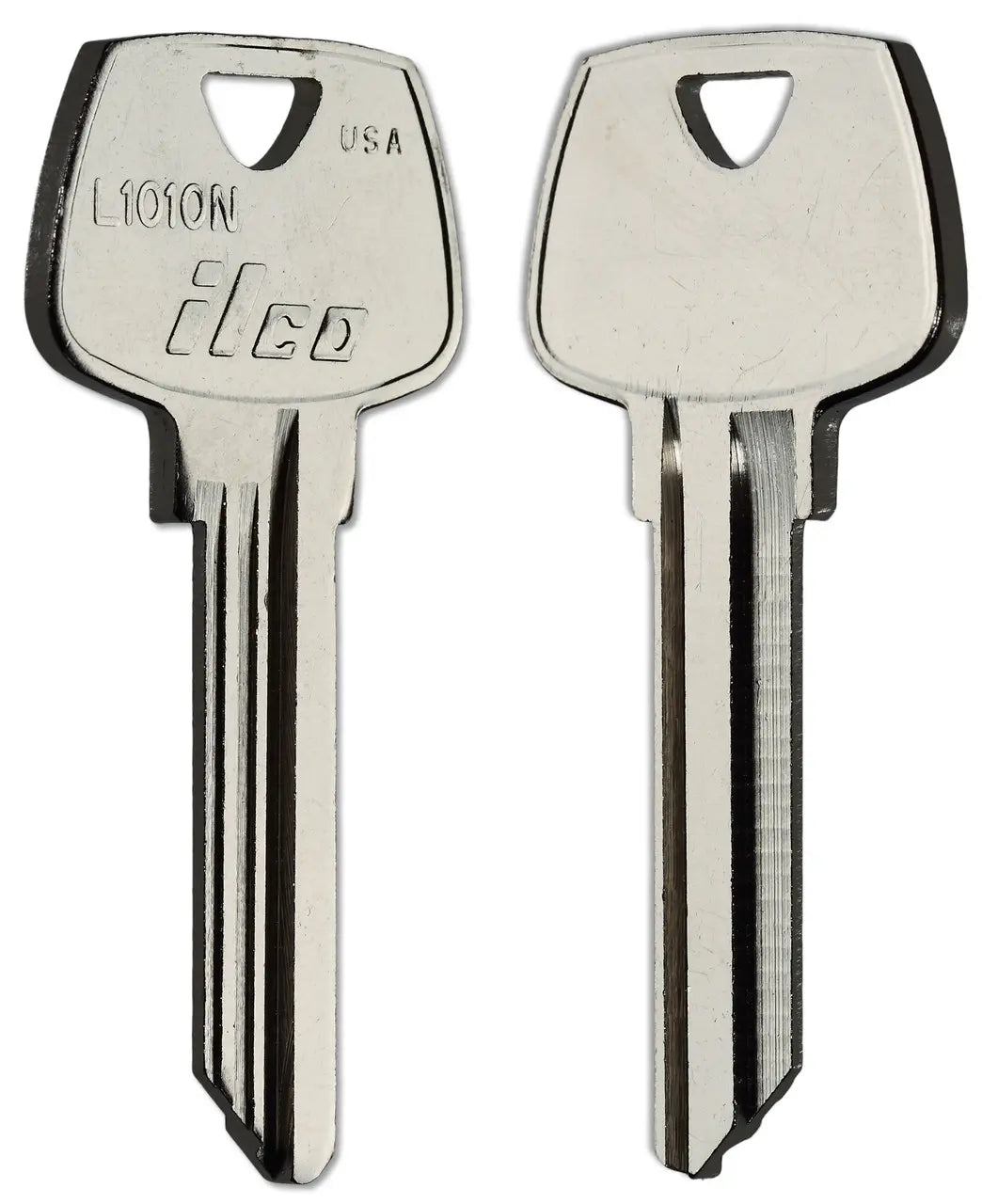 Kaba Ilco L1010N Key Blank – Sargent S69 Keyway, 6-Pin, Nickel-Plated Brass