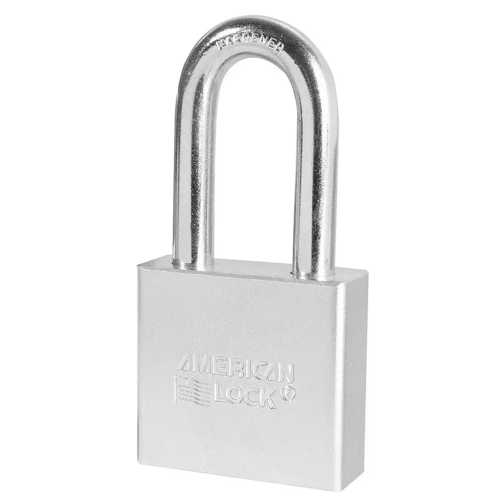 American Lock A5261 Solid Steel Padlock 2" Body, 2" Tall 3/8" Diameter Shackle, Keyed Different
