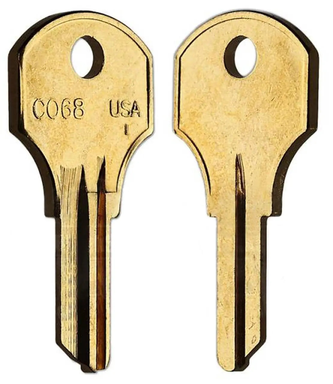 Taylor CO68-BR Corbin Key Blank, Brass - 50 per box (S1000V)
