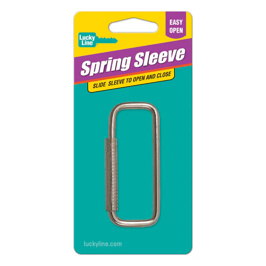 Lucky Line 70401 Spring Sleeve Key Ring 1 Per Card