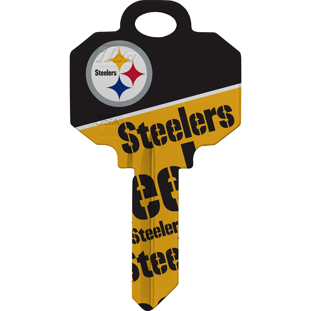 Kaba Ilco SC1-NFL-STEELERS Pittsburgh Steelers Football House Key Blank SC1 Keyway