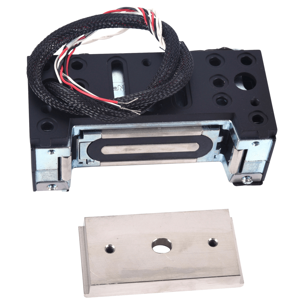 Securitron MM15GDT Maglock, 4000lbs. Holding Force, Door Status/Tamper Switches, Conduit Fitting, Satin Stainless Steel