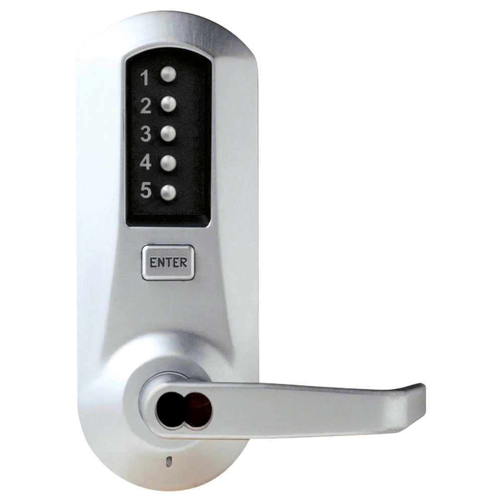 DormaKaba 5066SWL-26D-41 Mortise Combination Lever Lock, No Deadbolt, Schlage FSIC Prep, Less Core, Satin Chrome