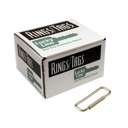 Lucky Line 70400 Spring Sleeve Key Ring 100 Per Box