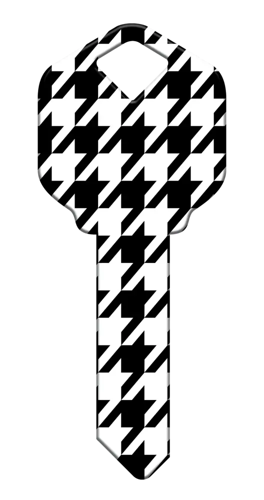SC1-HK44 Happy Keys Schlage Houndstooth
