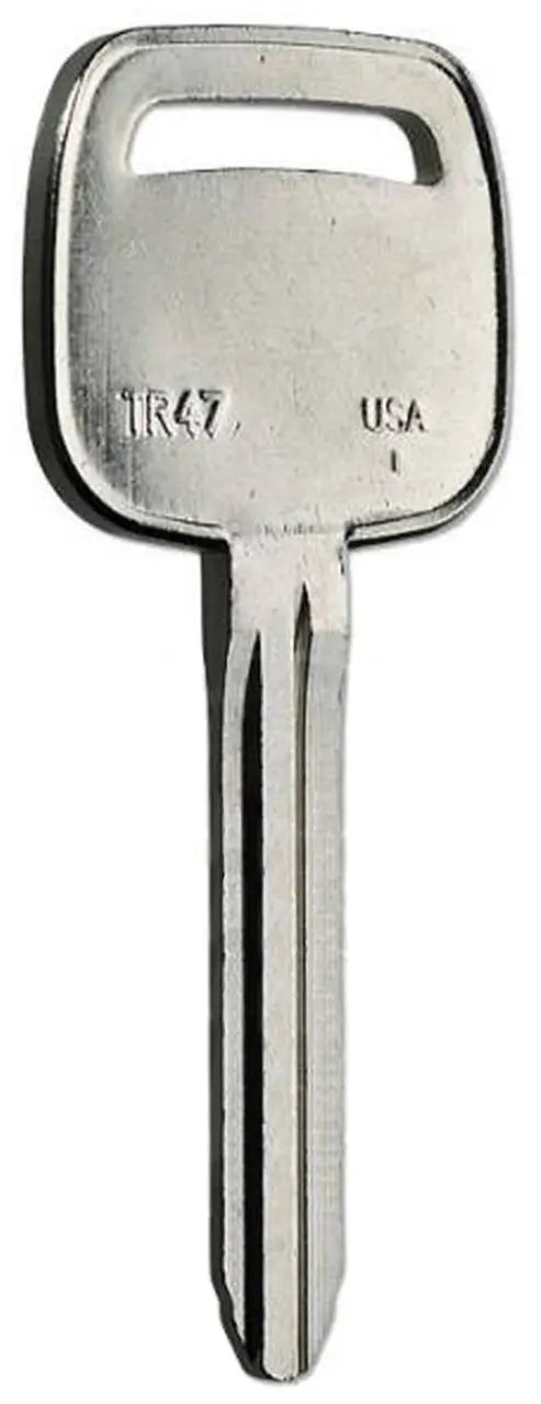 Taylor TR47-NP Toyota Key Blank, Nickel Plated 10pcs per pack