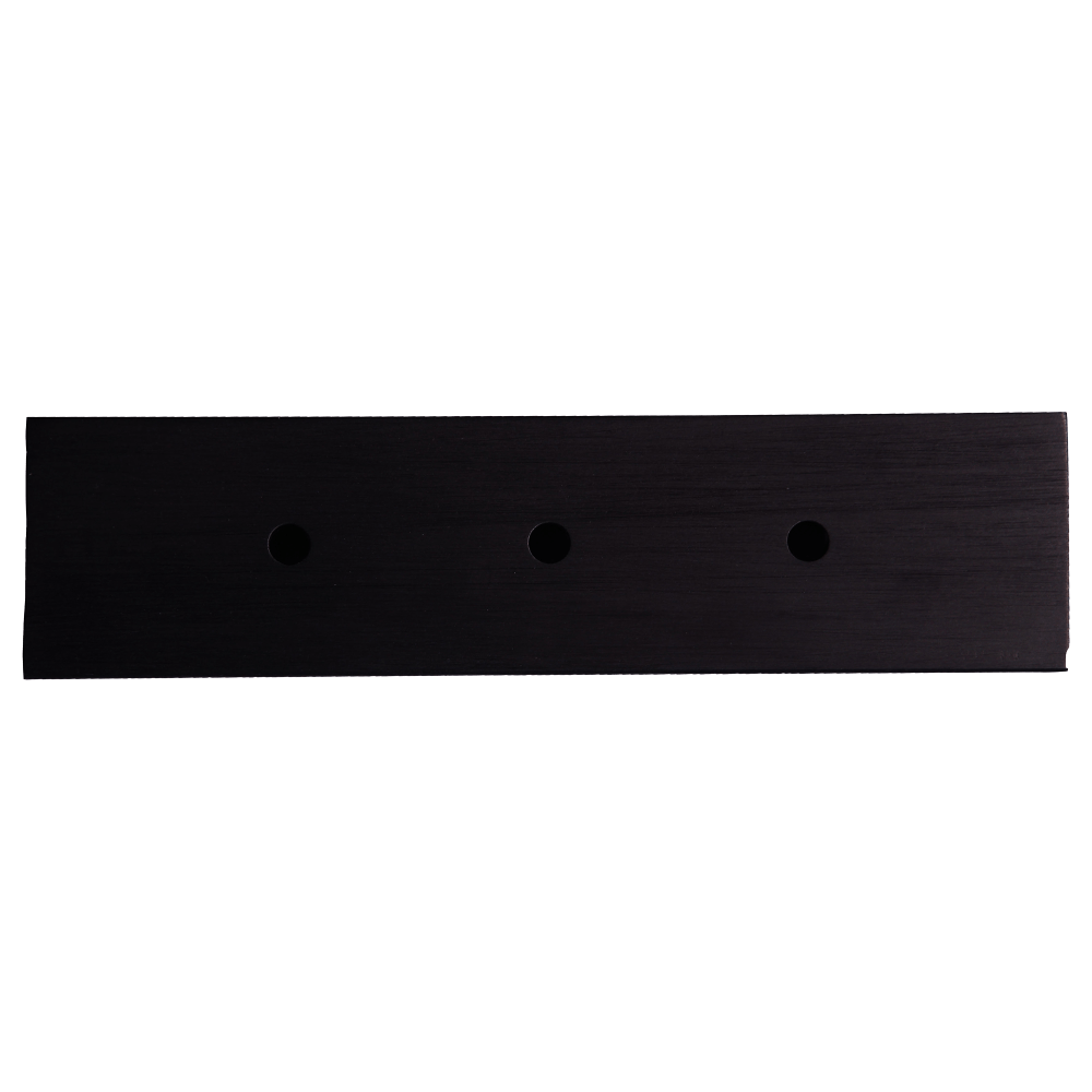 Securitron HEB-2BK-12 Header Extension Bracket, 2 x 2 x 12, Black Anodized Aluminum