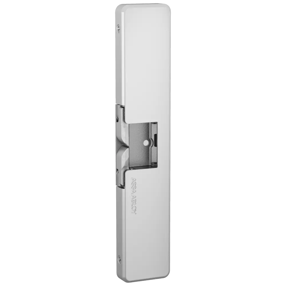 HES 9400-630 Fail Safe/Fail Secure, Complete 12/24VDC Electric Strike, Surface Mounted, 1/2" Thickness, Satin Stainless Steel
