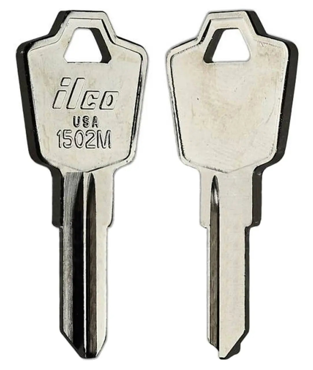 Kaba Ilco 1502M Key Blank – ESP ES8M Keyway, Nickel-Plated Brass