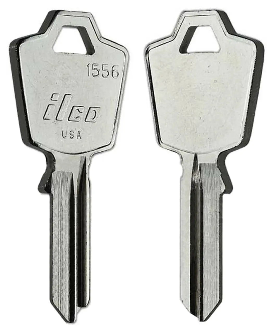 Kaba Ilco 1556 Key Blank – ESP / ES1 Keyway, Nickel-Plated Brass, 5-Pin