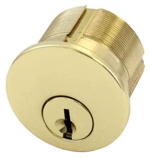All Five Tool M114 Mortise Cylinder – 1-1/4", Weiser WR3, Bright Brass (605/US3), Keyed Alike Pairs