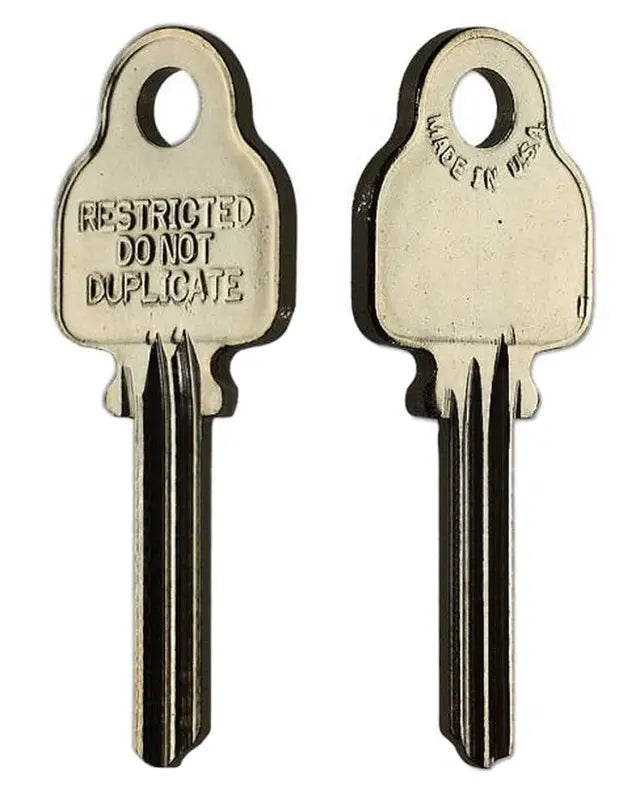 Kaba Ilco 1543 Key Blank – Medeco Level 2 Sky Cam Lock, Nickel Silver
