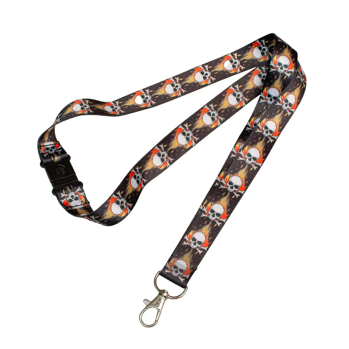 Lucky Line C209 Designer Lanyard Skulls with UPC