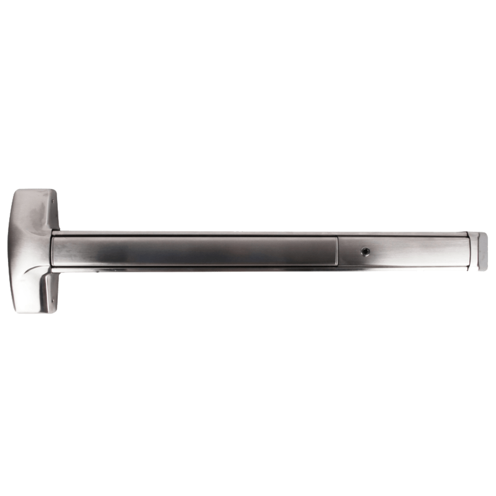 Detex 10 HD 630 99 36 Advantex Wide Stile Rim Exit Device, Hex Dogging, 99 Surface Strike, 36" Device, Satin Stainless Steel Finish