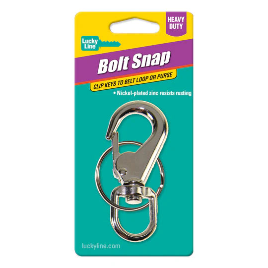Lucky Line 44701 Large Boat Snap with Ring 1 Per Card