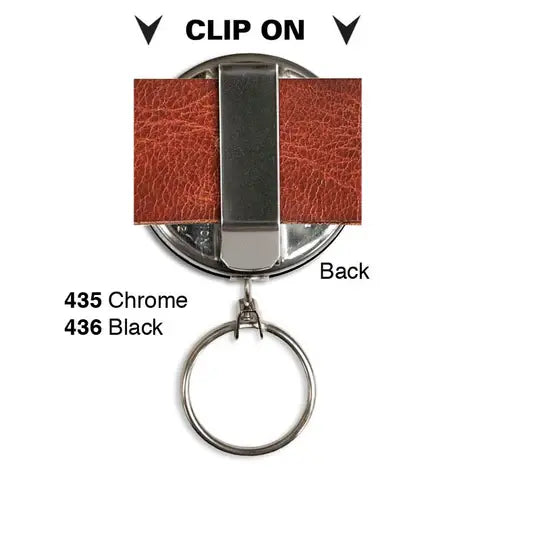 Lucky Line 43601 Key Bak Clip On Black 1 Per Card