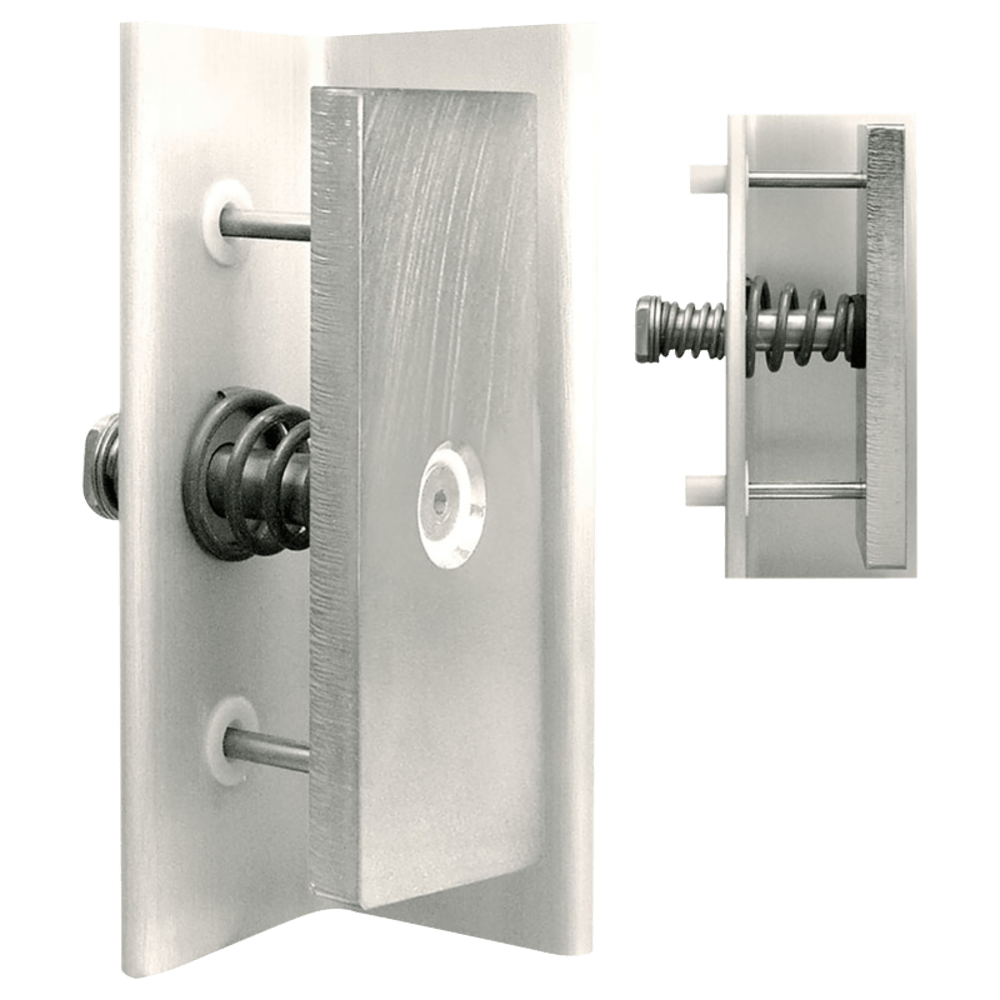 Securitron SASM Shock Absorbing Strike Mount, for M32, M62, M82, Zinc Plated