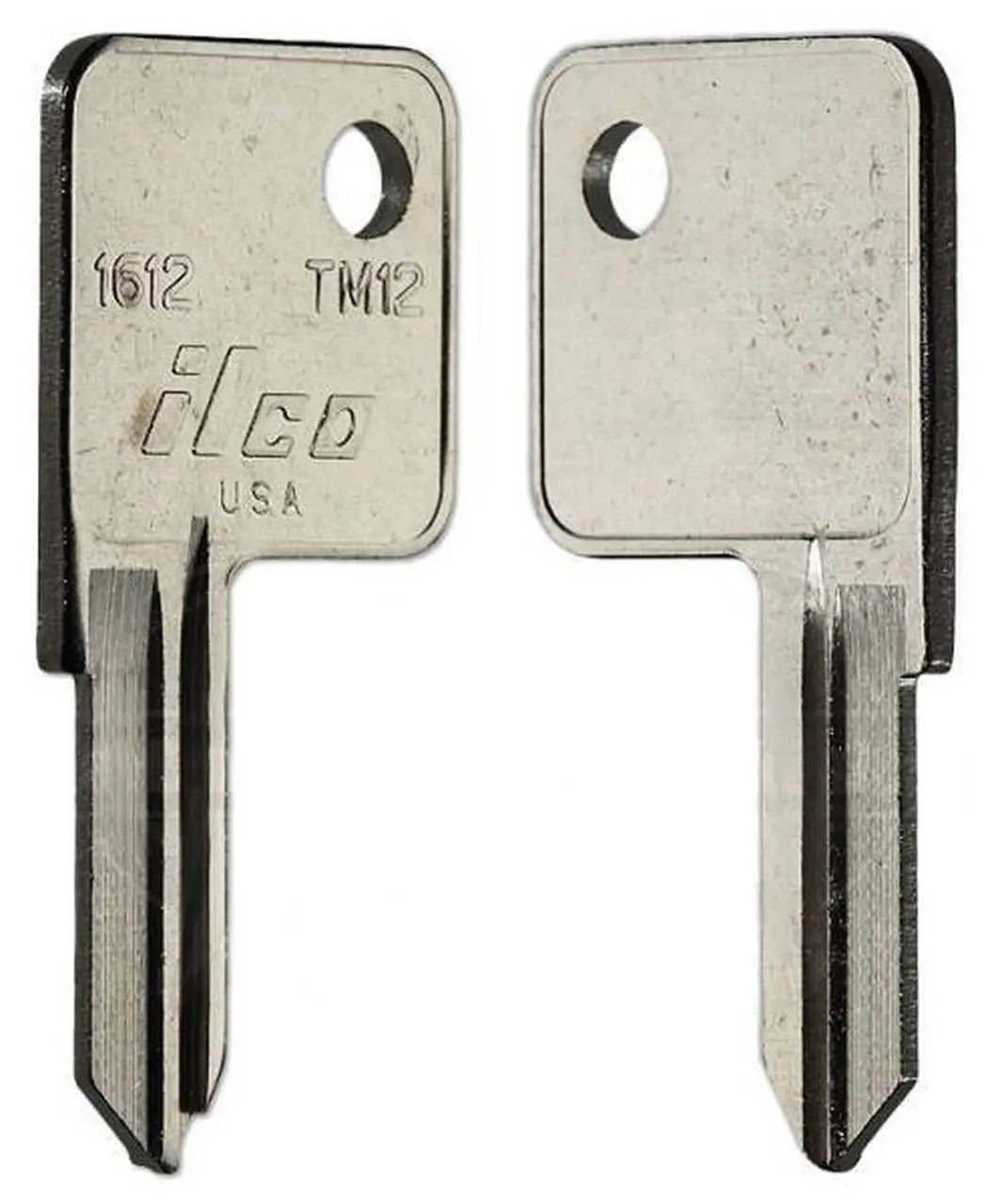 Kaba Ilco 1612 Trimark Key Blank – Nickel-Plated Brass, 5-Pin (TM12)