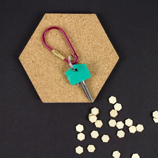 Lucky Line 73724 Anodized Oval Key Ring Asst 24 Per Card