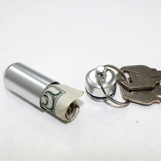 Lucky Line U12993 Storage Capsule Keychain Silver 1 Per Pack