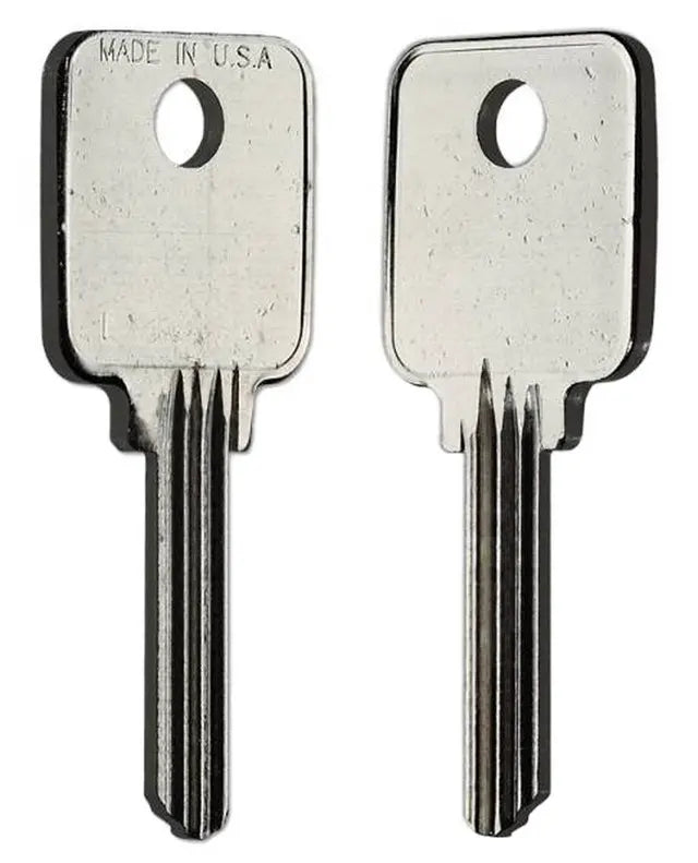 Kaba Ilco 1638 Medeco 5 Pin Biaxial G3 Key Blank, Nickel Silver