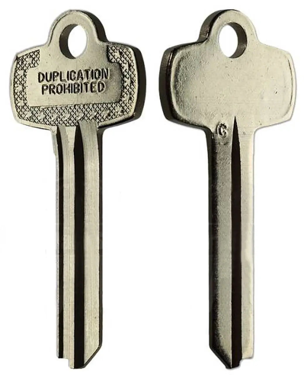Kaba Ilco 1A1C1 Look-Alike Best C Key Blank, Nickel Silver