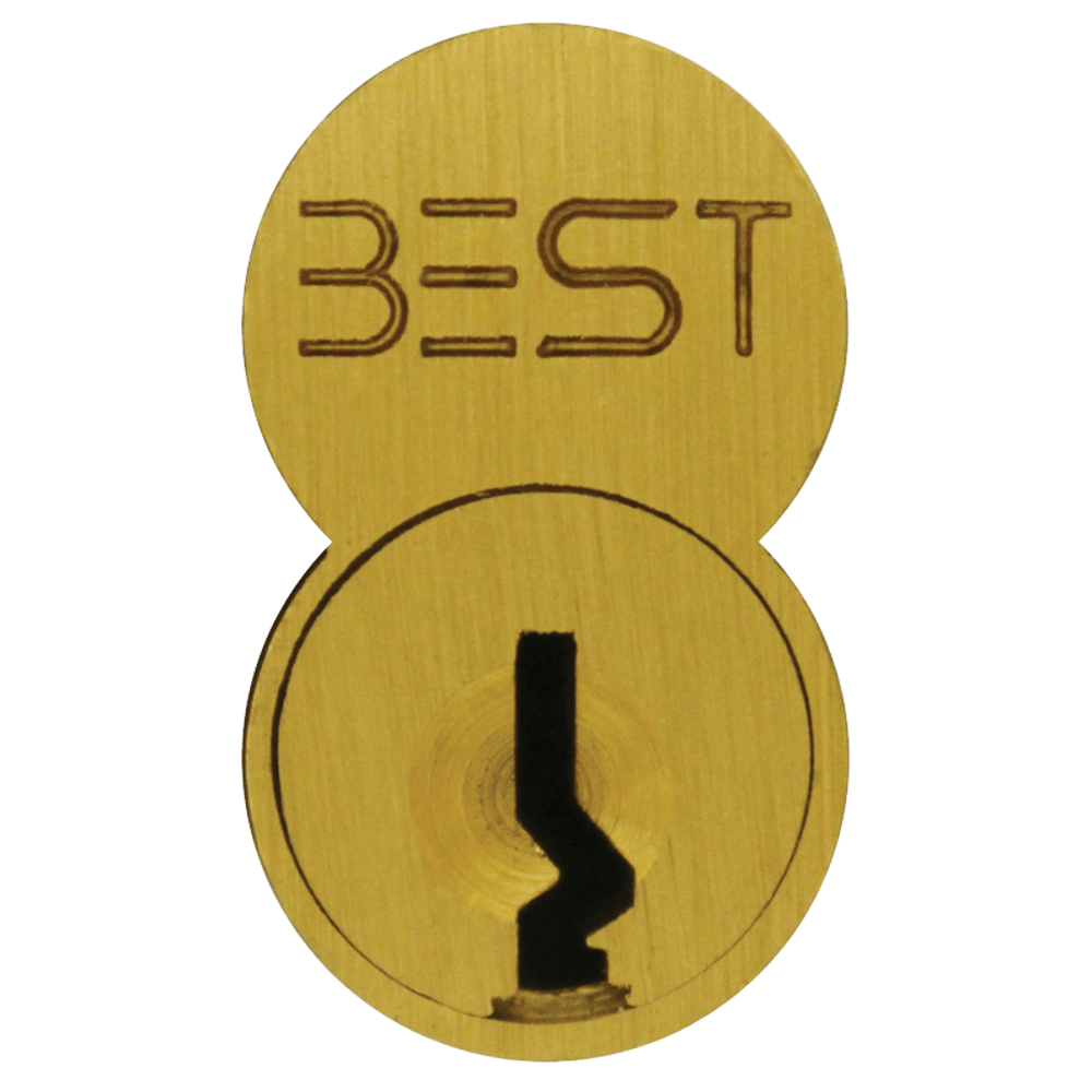 BEST 1C7TE1606 SFIC Core, 7-Pin, TE Keyway, Satin Brass Finish