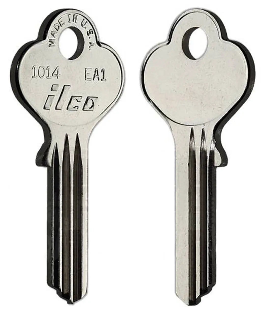 Kaba Ilco 1014 Key Blank – Eagle EA1 Keyway, Nickel-Plated Brass, 5-Pin
