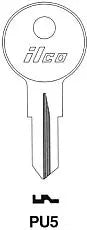 Kaba Ilco PU5 Pundra Key Blank