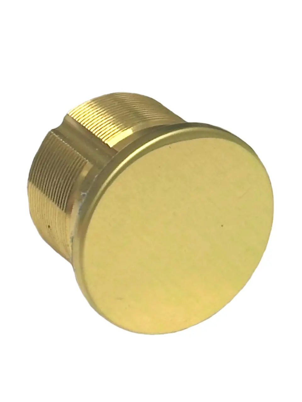 M114D-3 1-1/4" Dummy Mortise Cylinder, Polished Brass