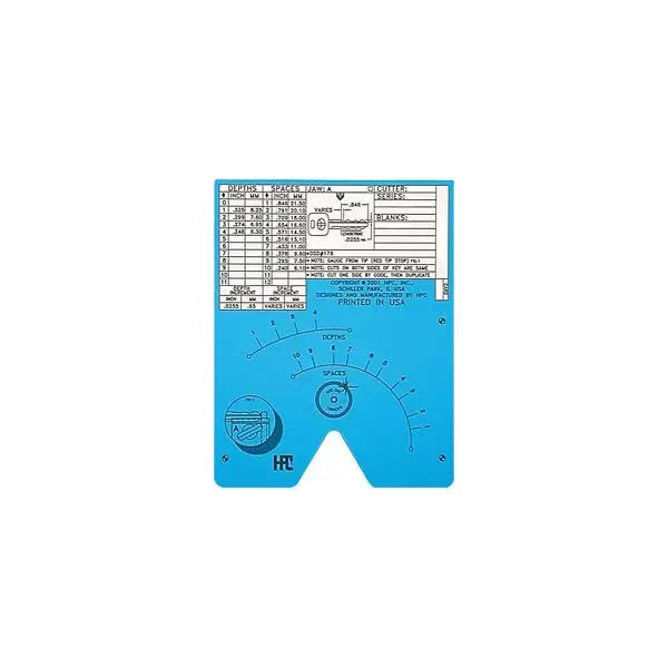 HPC CF305 HPC Code Card '98 KIA Sephia 8-Cut, X253