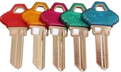 Kaba Ilco SC1-PC-ASSORTED Key Blank, Jelly