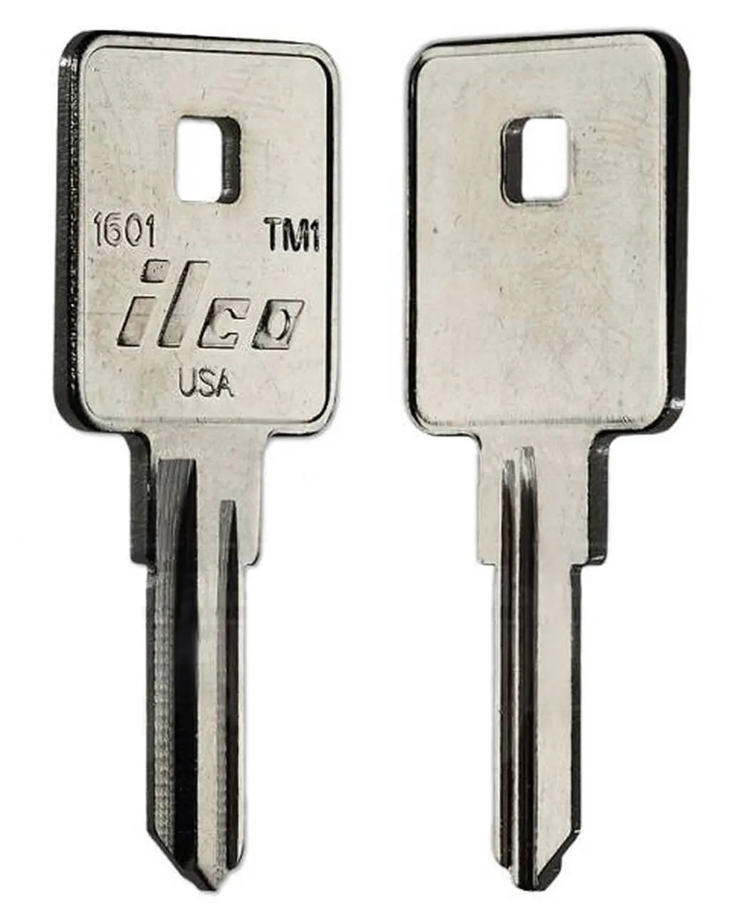 Kaba Ilco 1601 Trimark Key Blank – TM1, Nickel-Plated Brass, 6-Pin