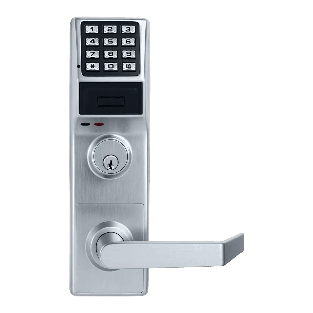 Alarm Lock ETPDLS1G/26DV99 Trilogy Exit Trim for Von Duprin 99 Exit Device, 2000 Users, Prox, Satin Chrome