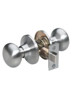 Master Lock BCO0415 BISQUIT KNOB GR3 PASSAGE, SATIN NICKEL