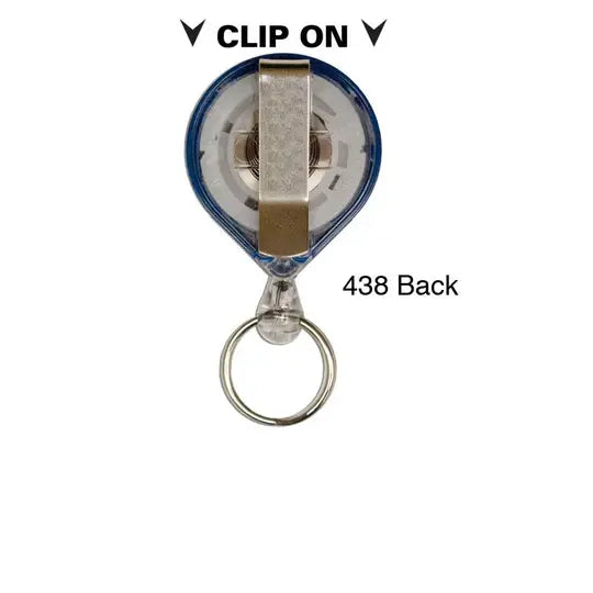 Lucky Line 43801 Mini Bak with Split Key Ring Clip On 1 Per Card