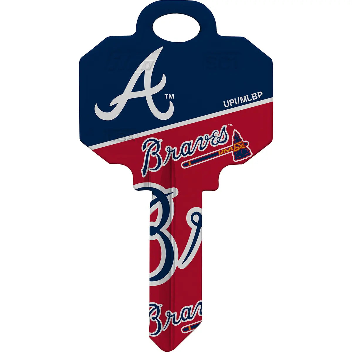 Kaba Ilco SC1-MLB-Atlanta BRAVES Baseball House Key Blank SC1 Keyway